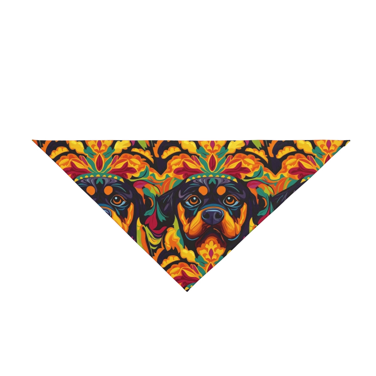 Psychedelic Rottweiler Dreams Pet Bandana