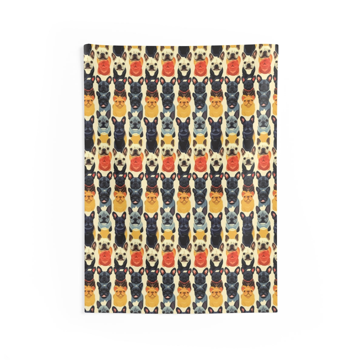 Rainbow Frenchie Parade Wall Tapestry