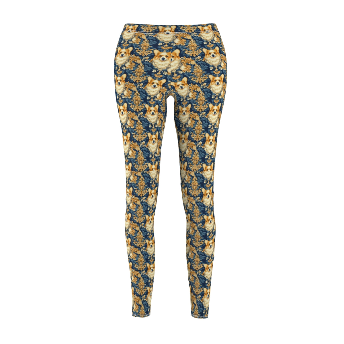 Royal Baroque Corgis Leggings