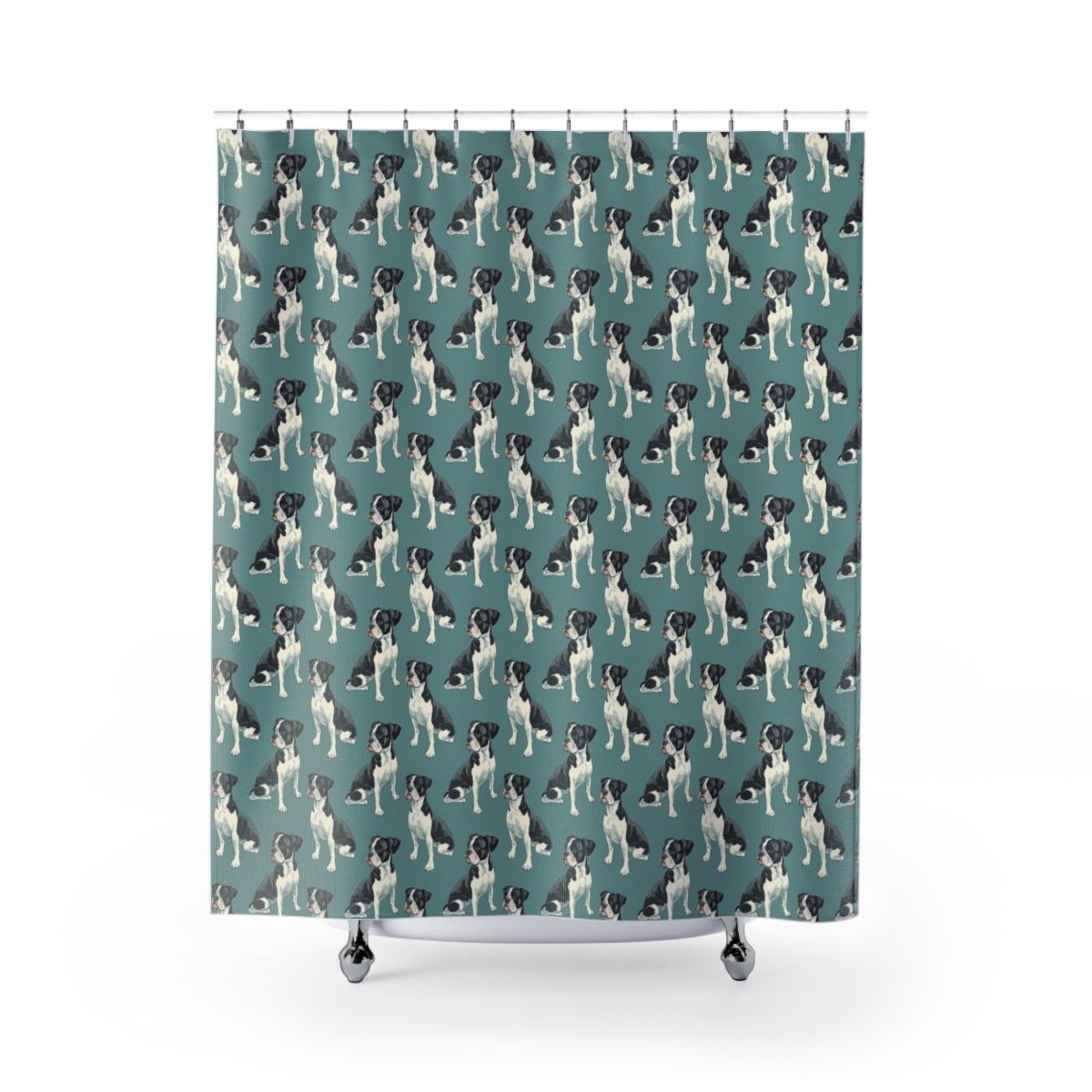Sage Garden Boxers Shower Curtain