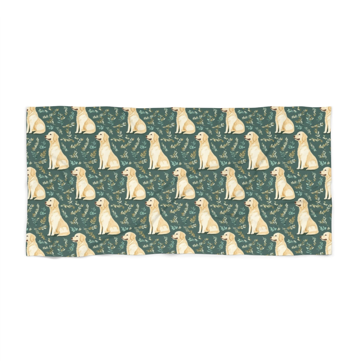 Sage Garden Retrievers Beach Towel