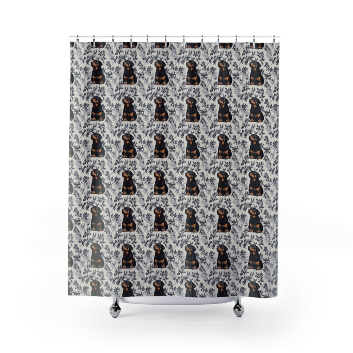 Shadow Garden Rotties Shower Curtain