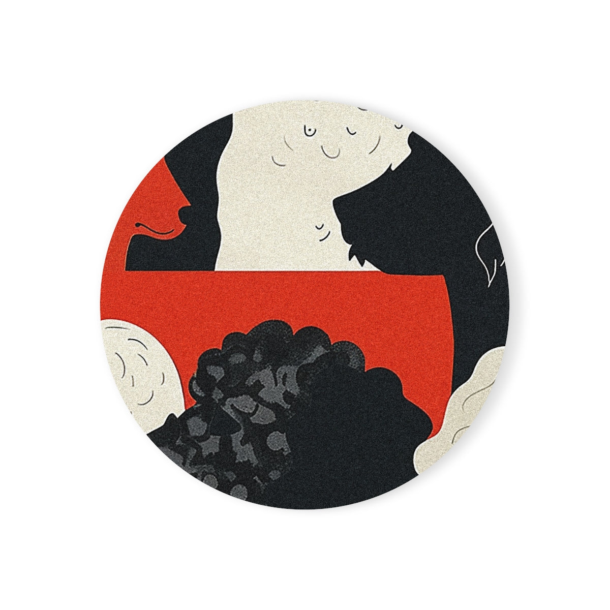 Sophisticated Soirée Poodles Coasters