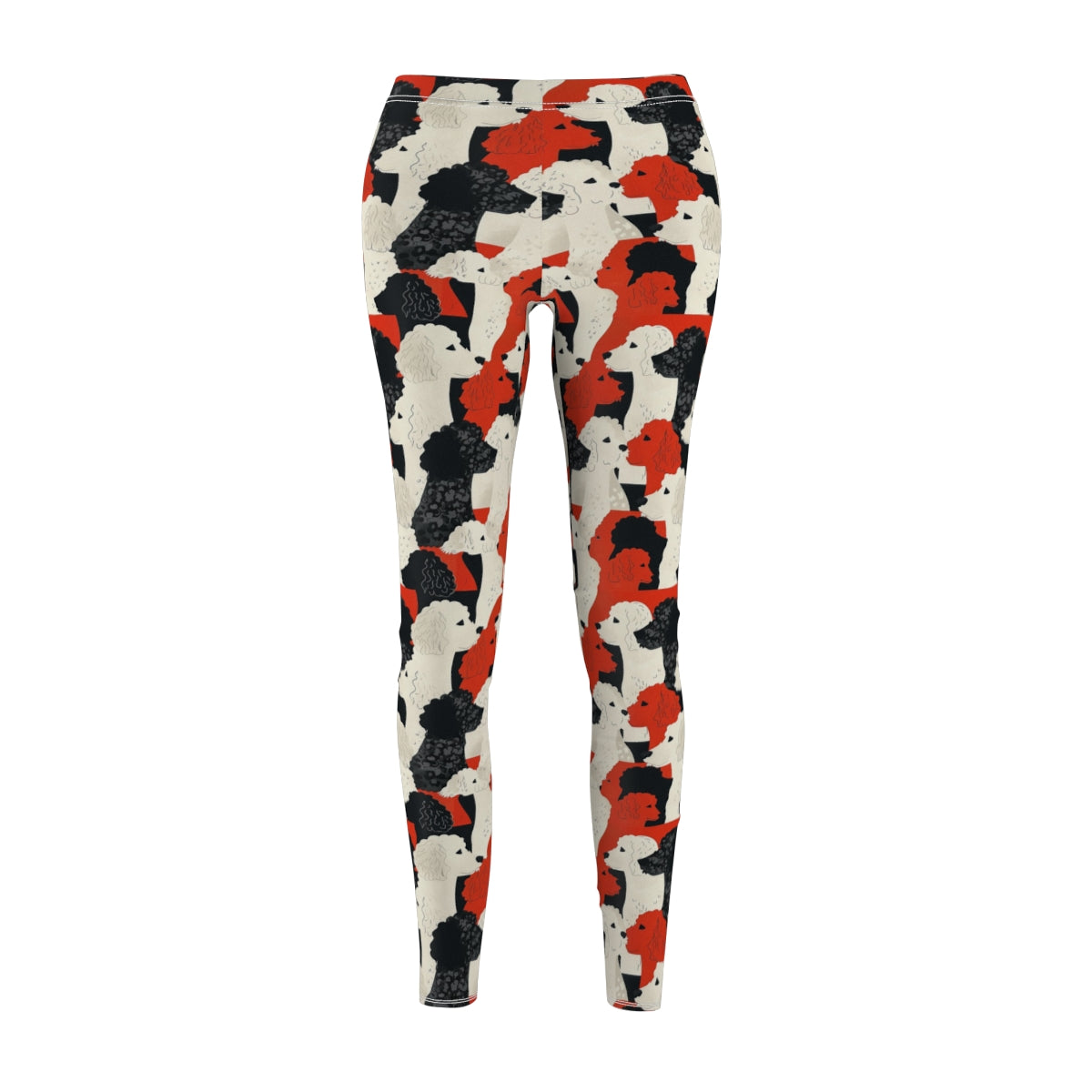 Sophisticated Soirée Poodles Leggings