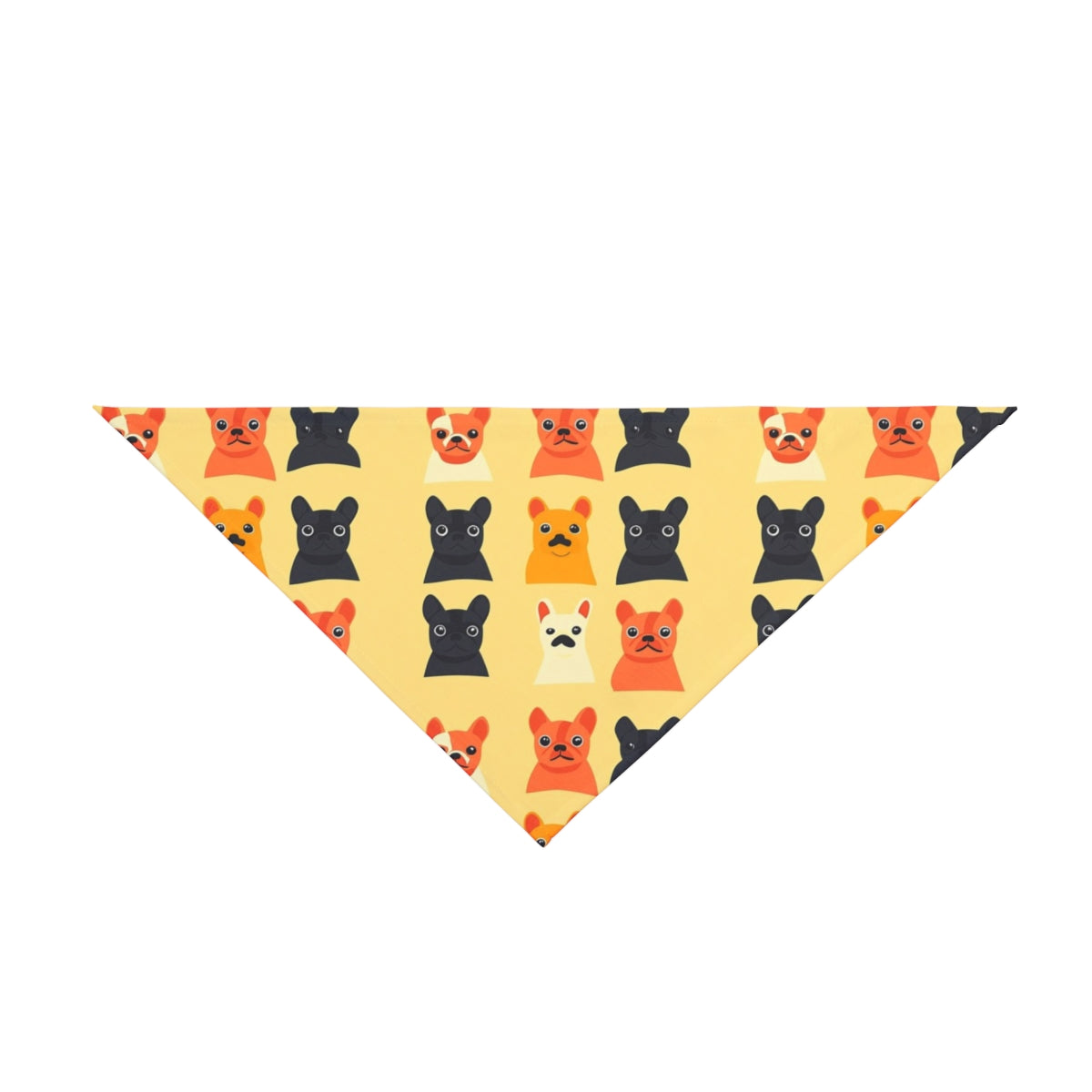 Sunny Frenchie Faces Pet Bandana