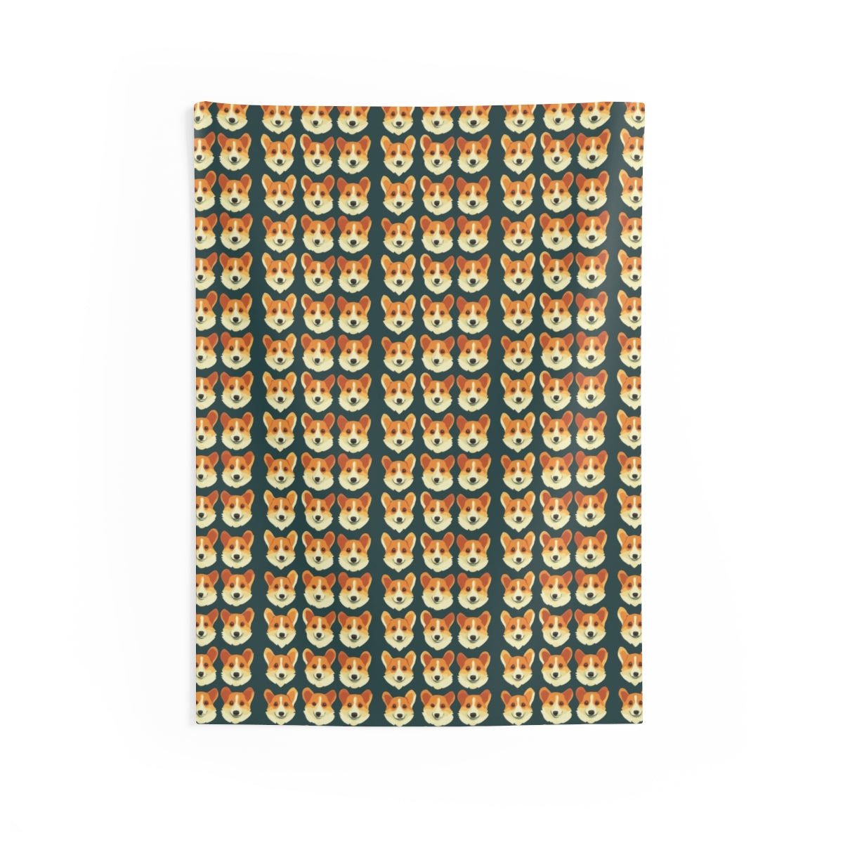 Sunset Corgi Constellation Wall Tapestry