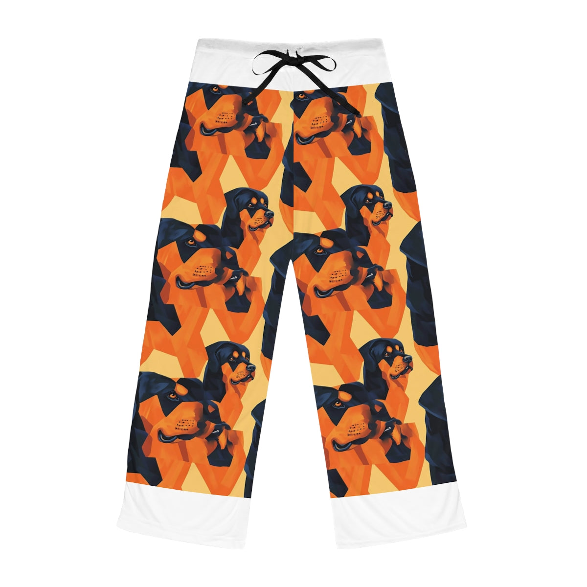 Sunset Cubist Rottweilers Pajama Pants