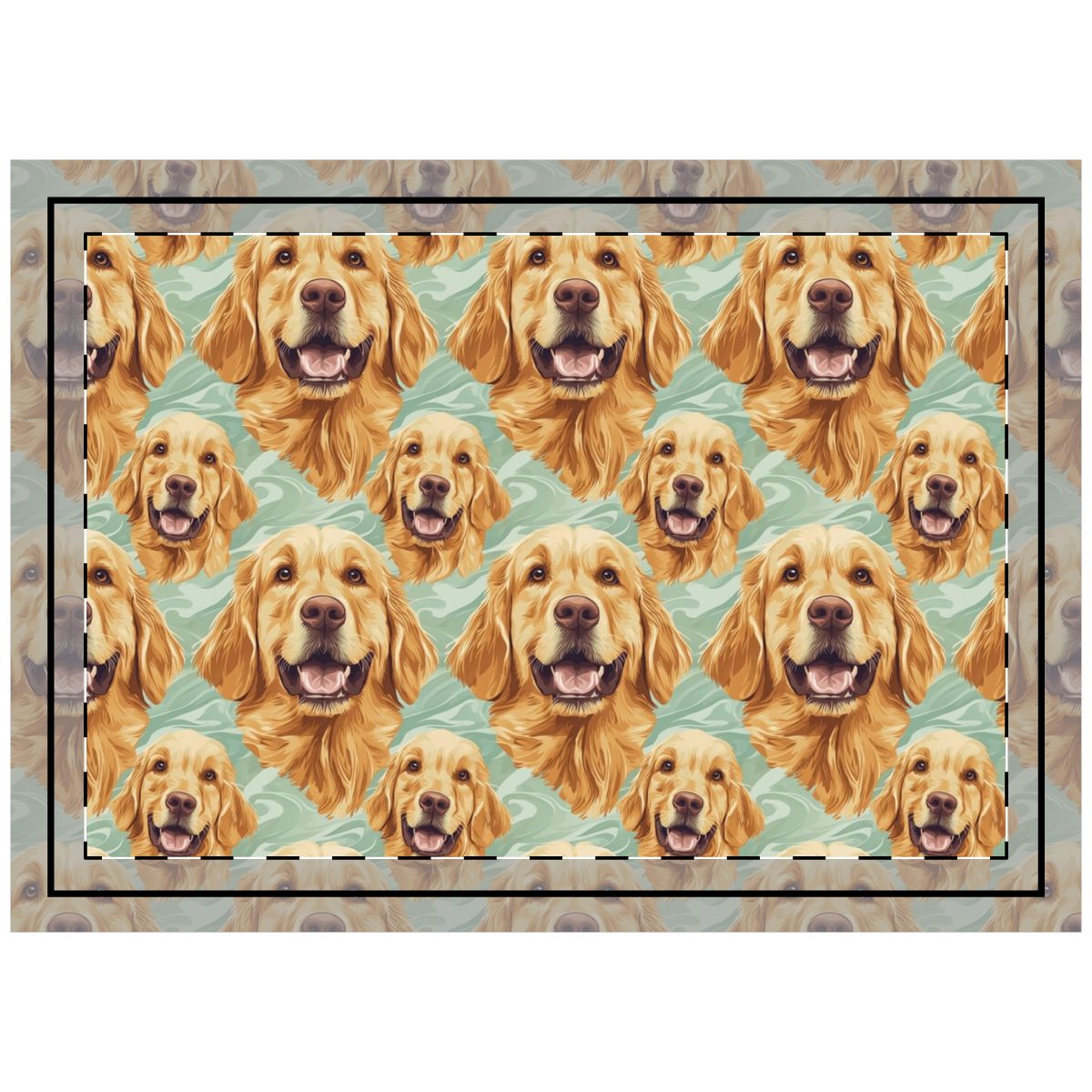 Swimming Pool Goldens Throw Pillow