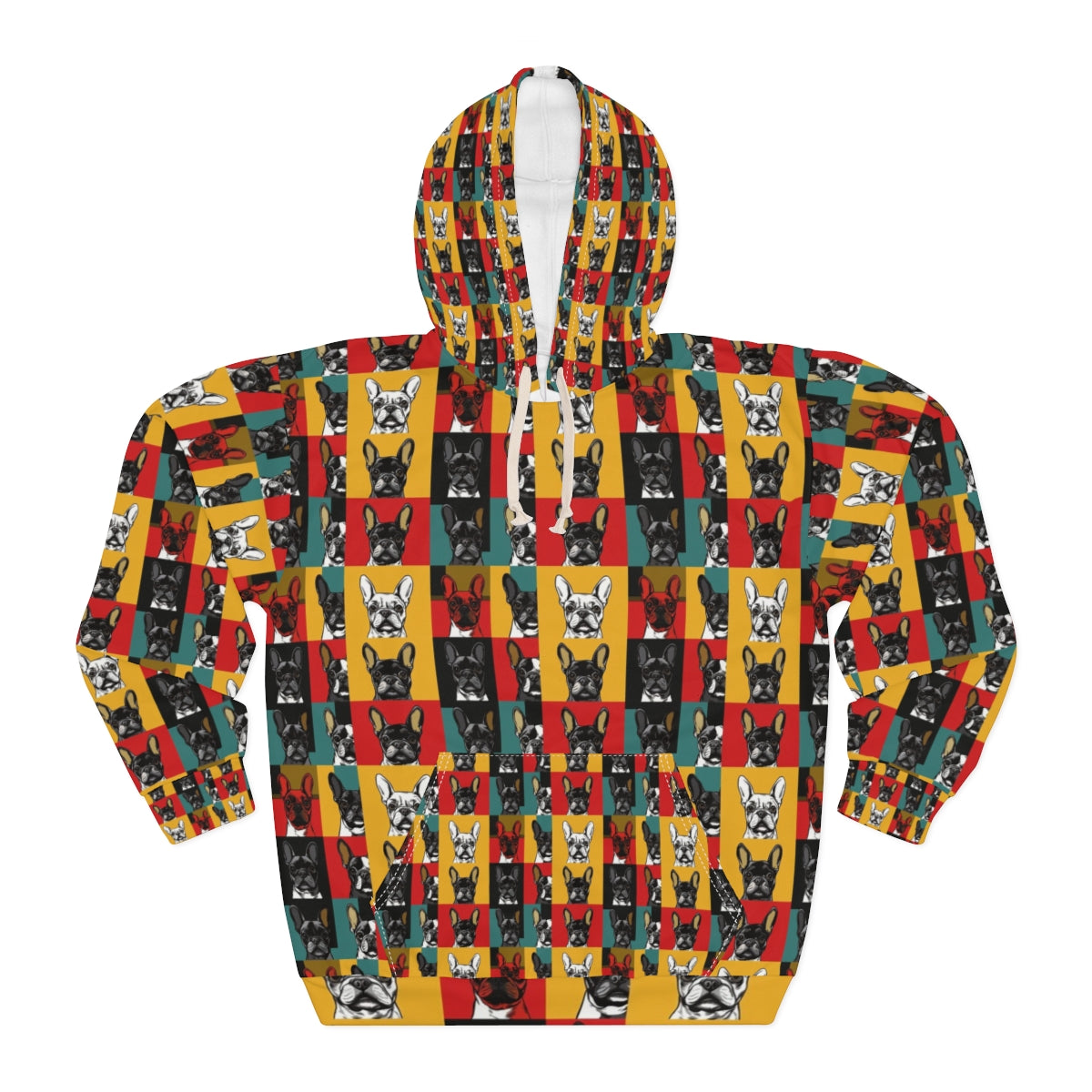 Teal Frenchie Gallery Hoodie