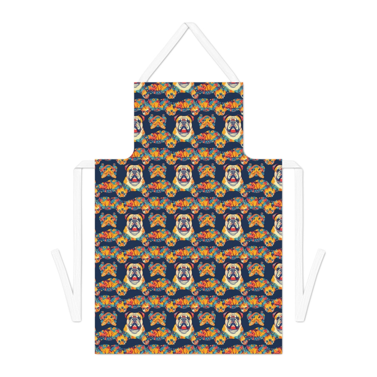 Tropical Bloom Bulldogs Apron