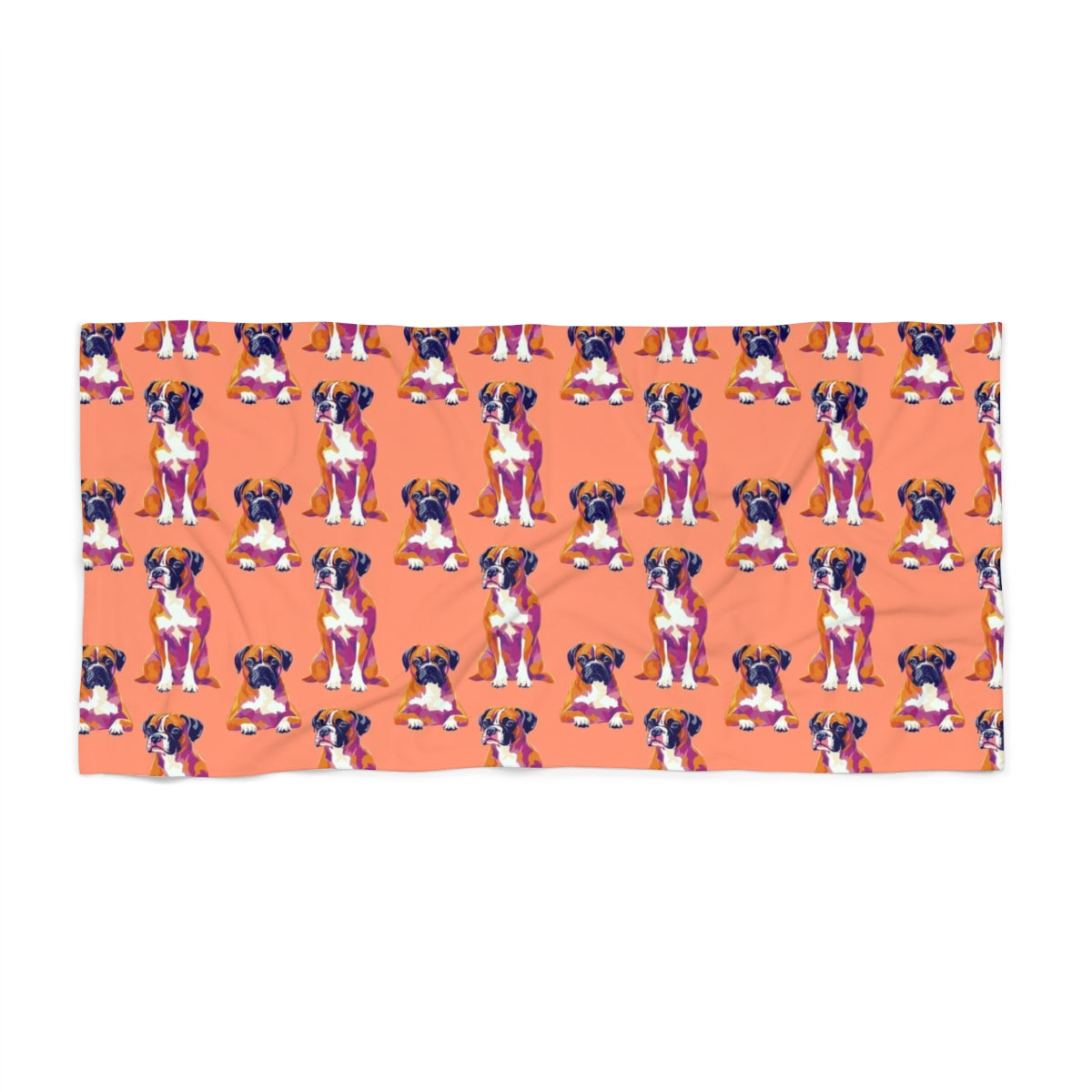 Vibrant Pop Boxers Beach Towel