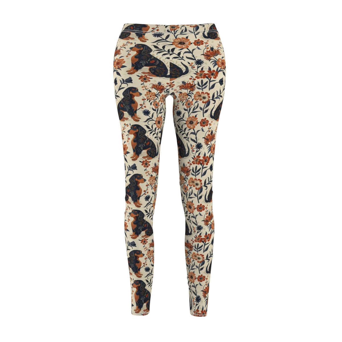 Victorian Garden Dachshunds Leggings
