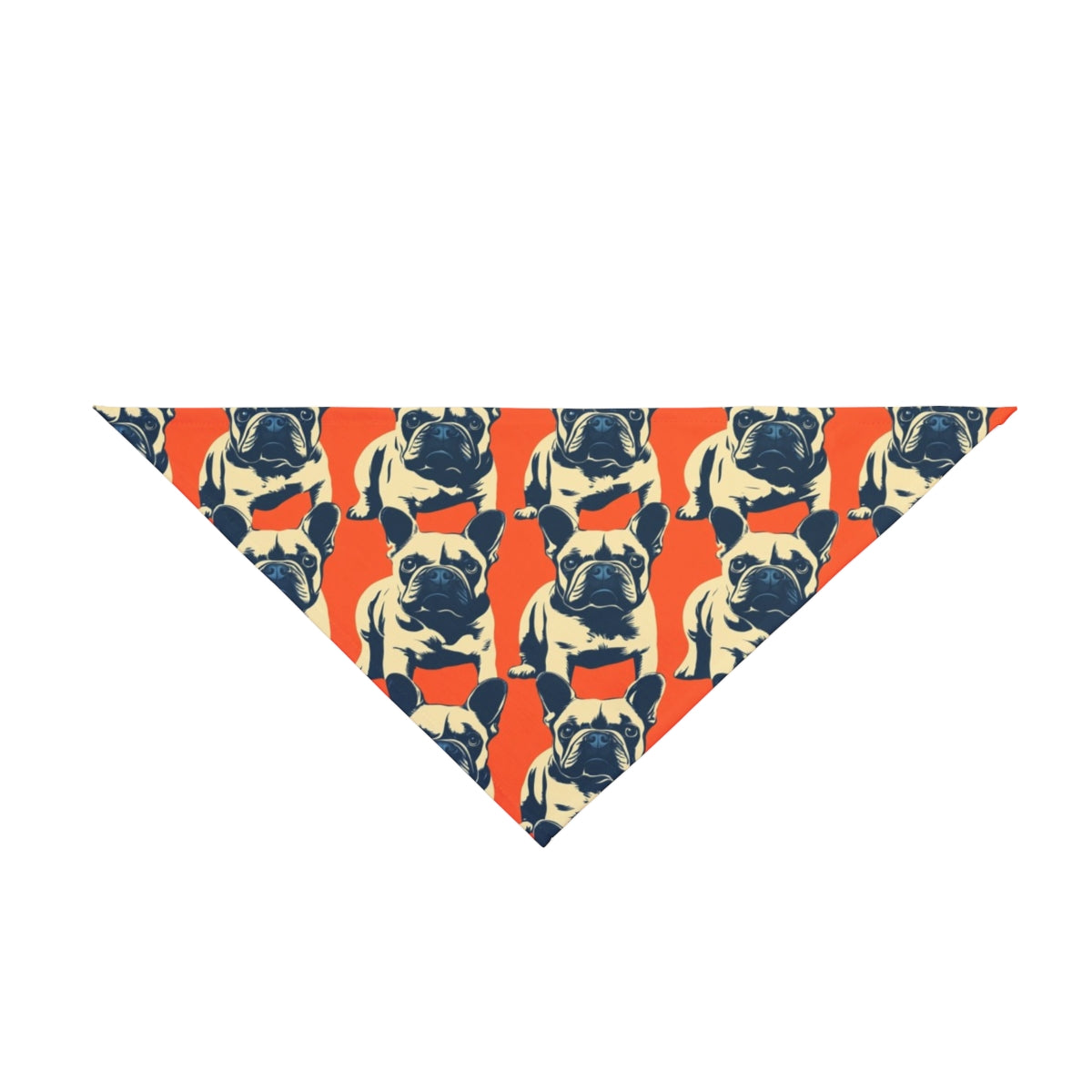 Vintage Denim Frenchies Pet Bandana