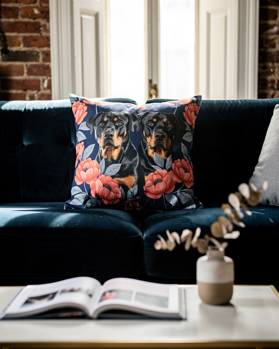 Fur and Whisker - Coral Garden Rottweiler