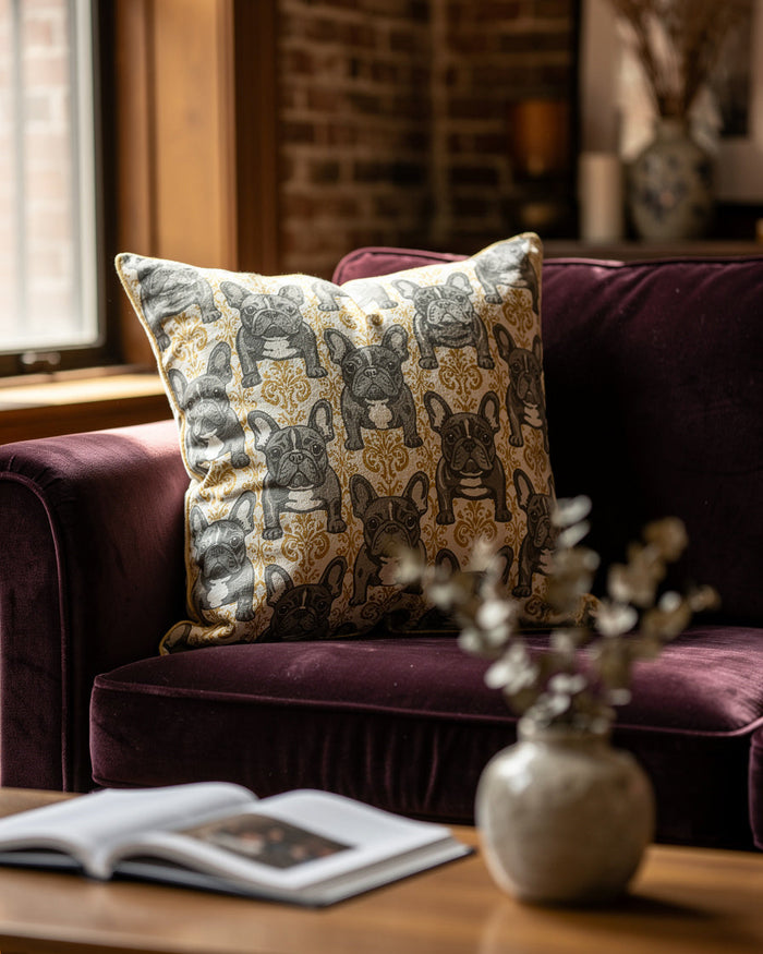 Imperial Frenchie Tapestry