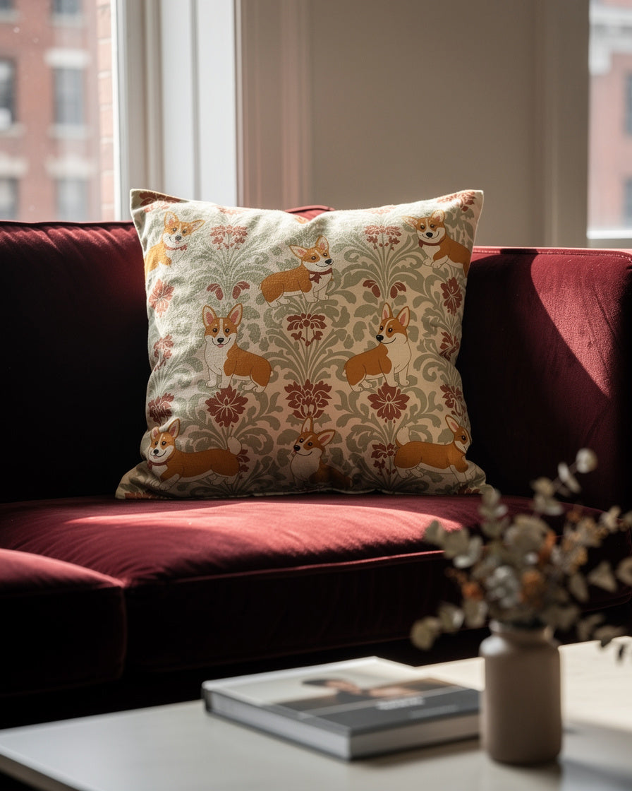 Fur and Whisker - Victorian Garden Corgis