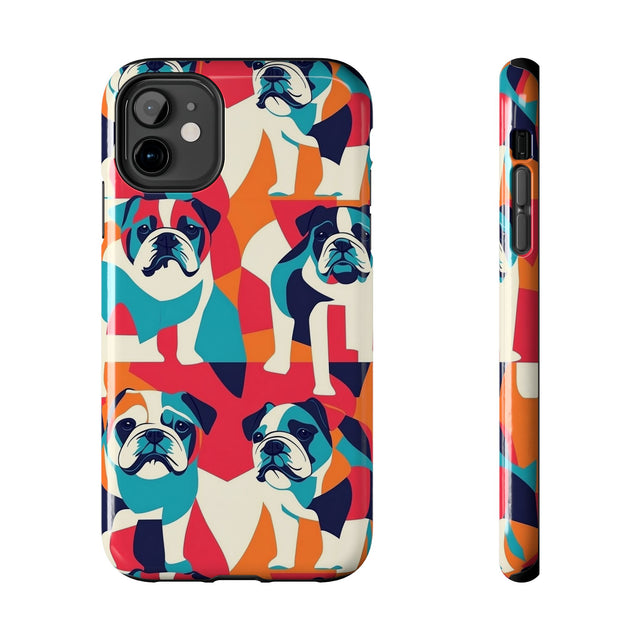 Cubist Bulldog Brigade Phone Case