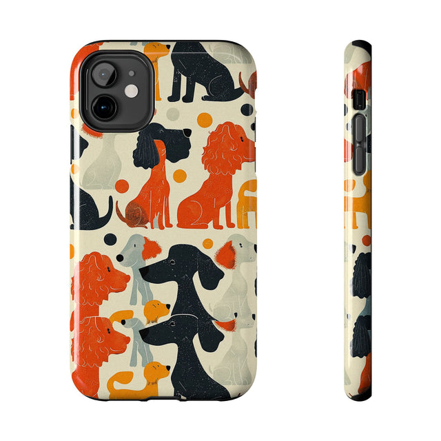 Autumn Gathering Poodles Phone Case