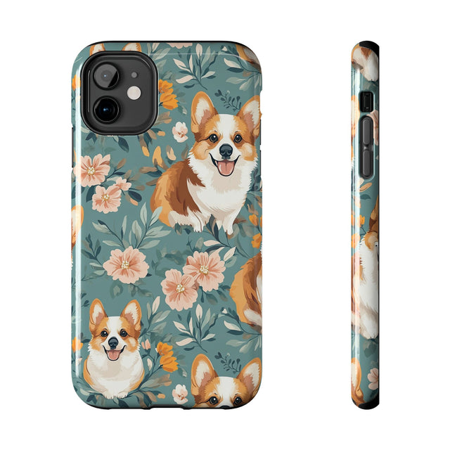 Garden Party Corgis Phone Case