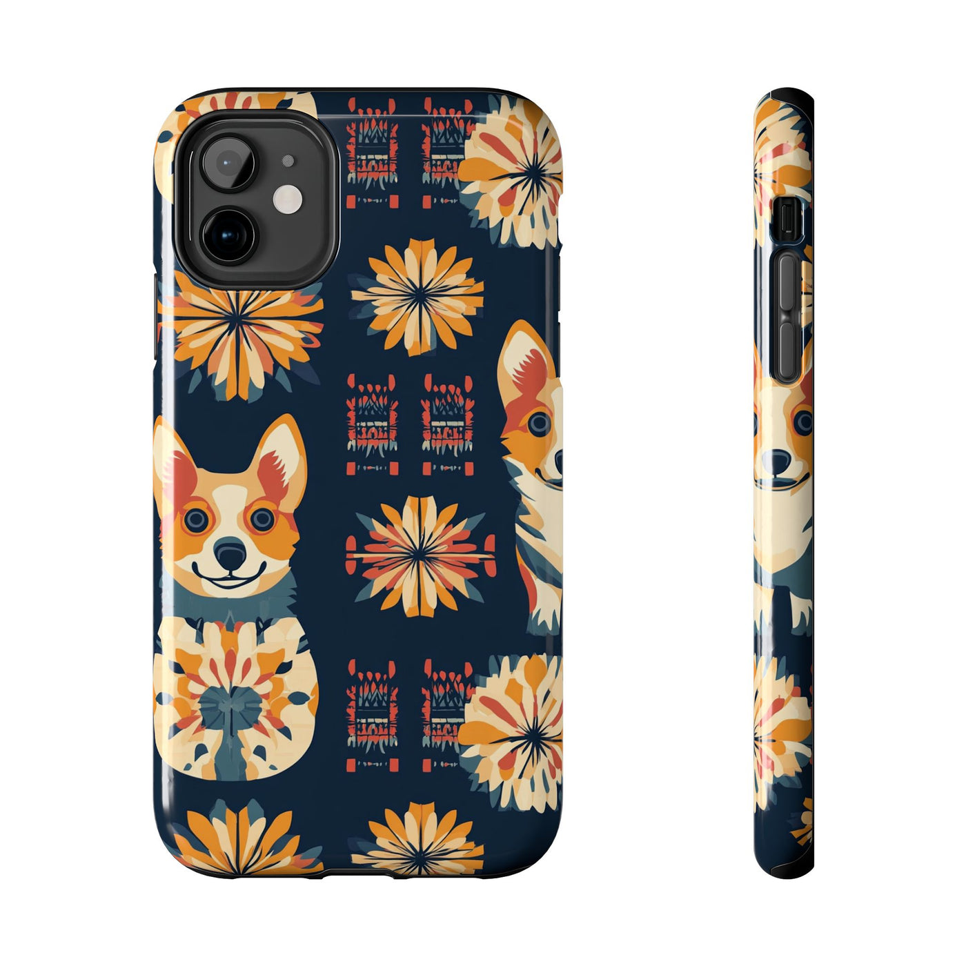 Autumn Folk Festival Corgis Phone Case