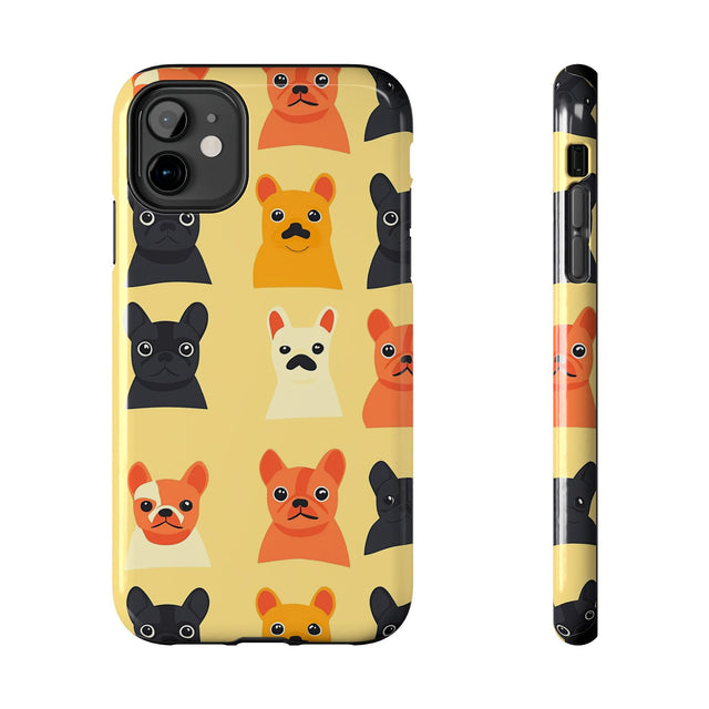 Sunny Frenchie Faces Phone Case