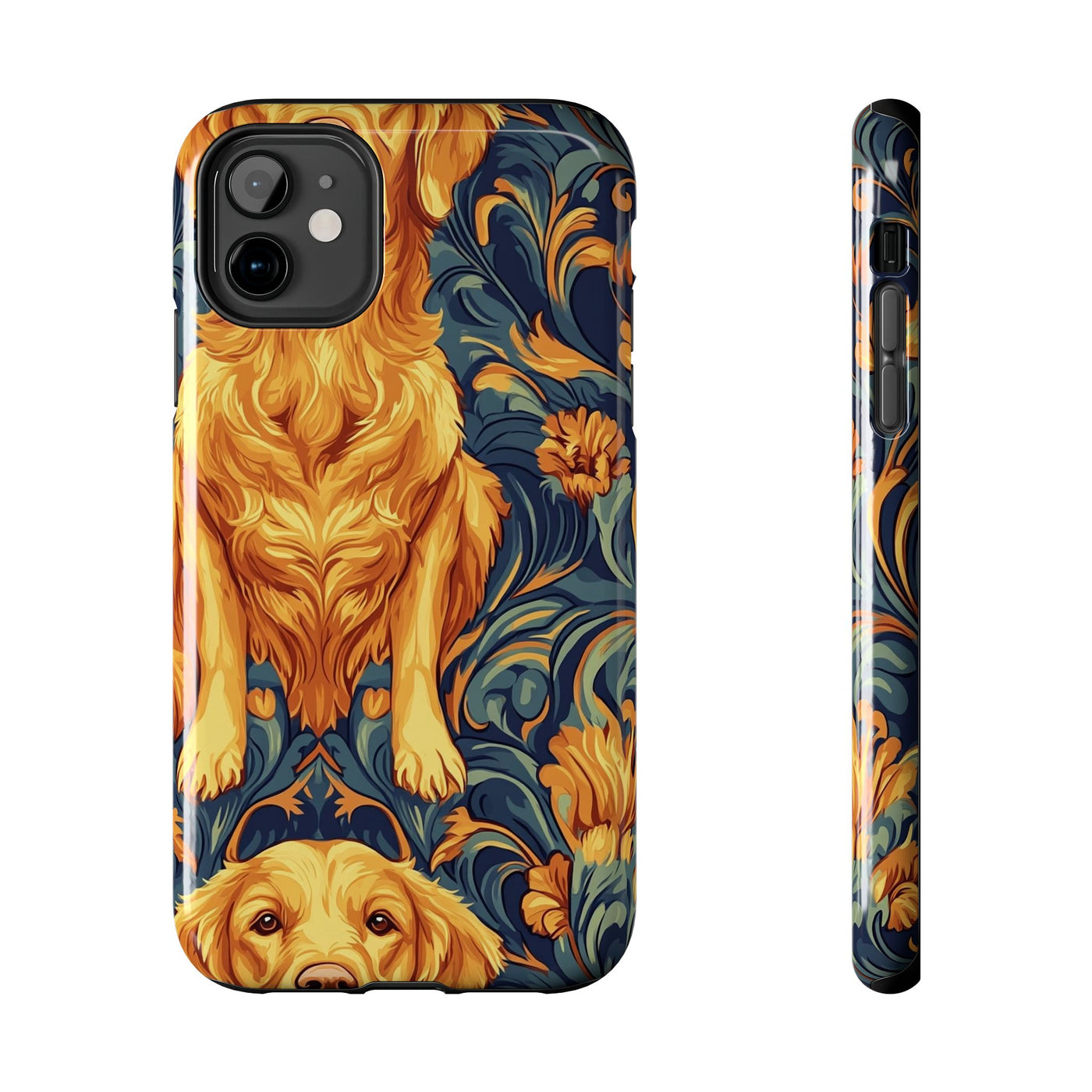 Baroque Golden Retrievers Phone Case