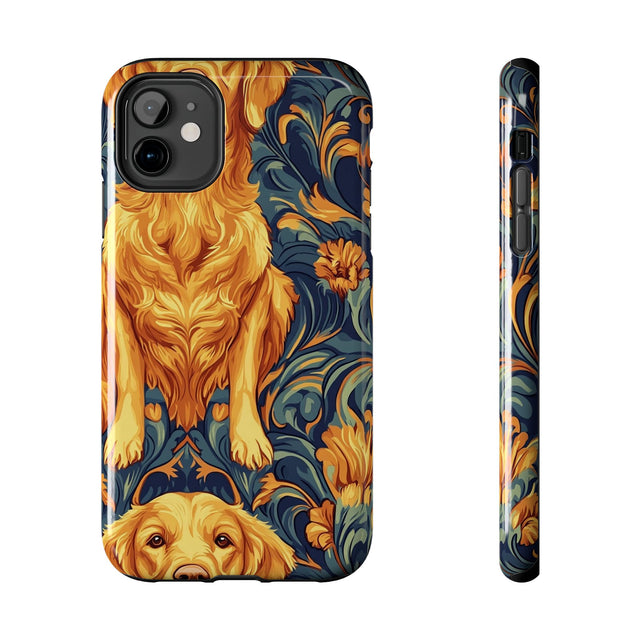 Baroque Golden Retrievers Phone Case