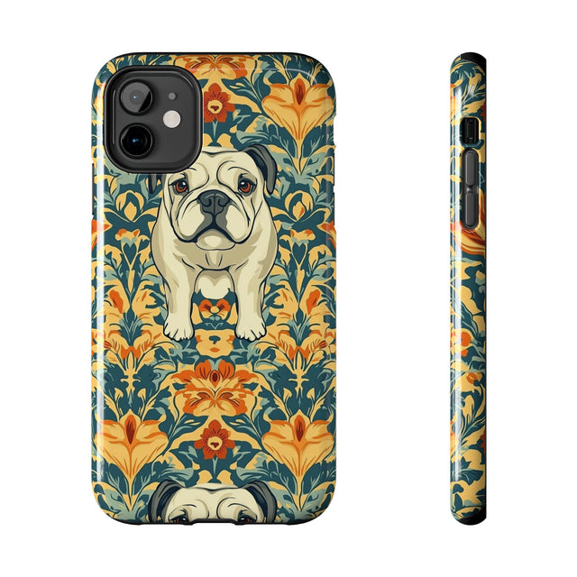 Teal Baroque Bulldogs Phone Case