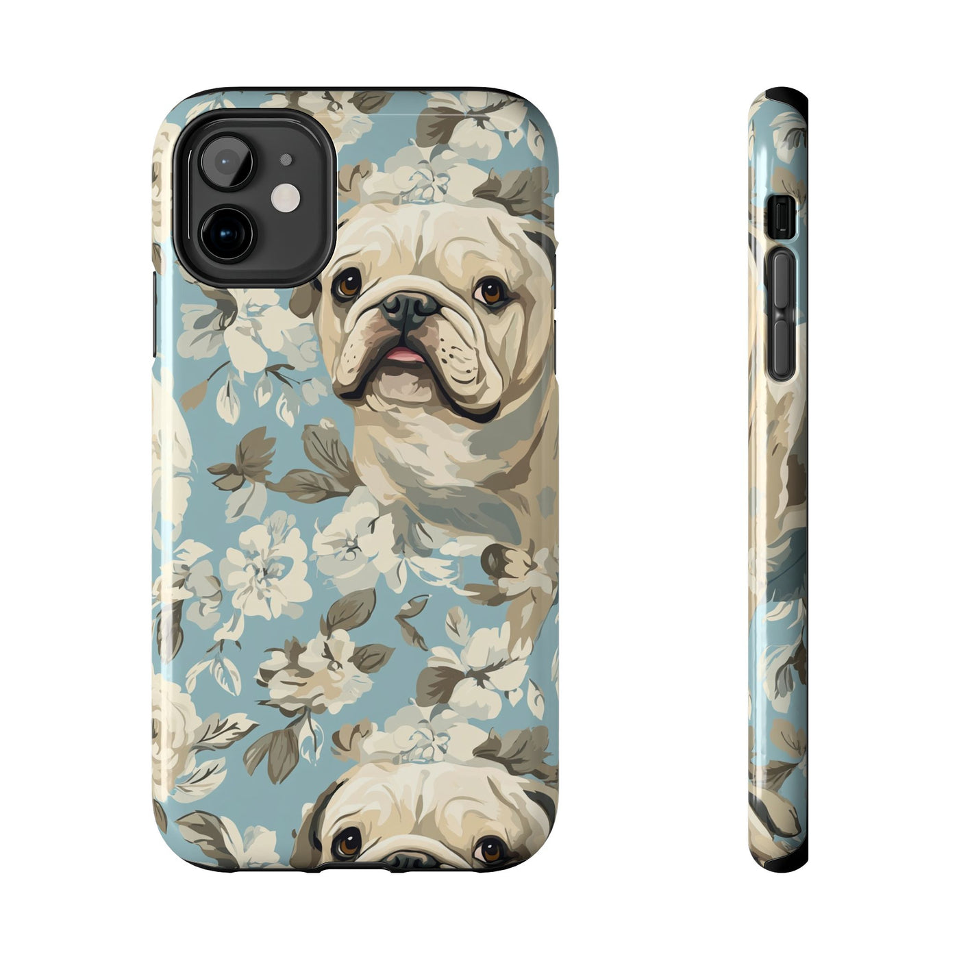 Cottage Garden Bulldogs Phone Case