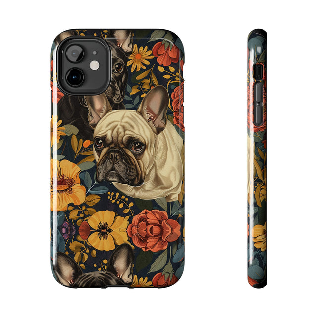 Autumn Garden Frenchies Phone Case