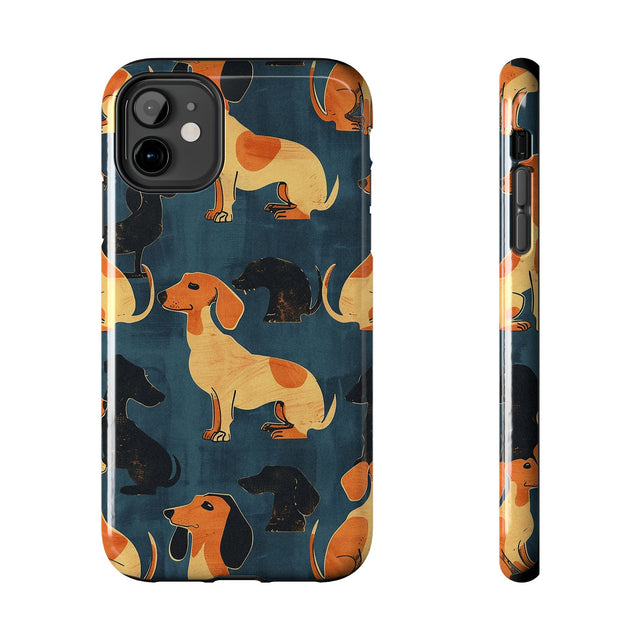 Vintage Dachshund Parade Phone Case
