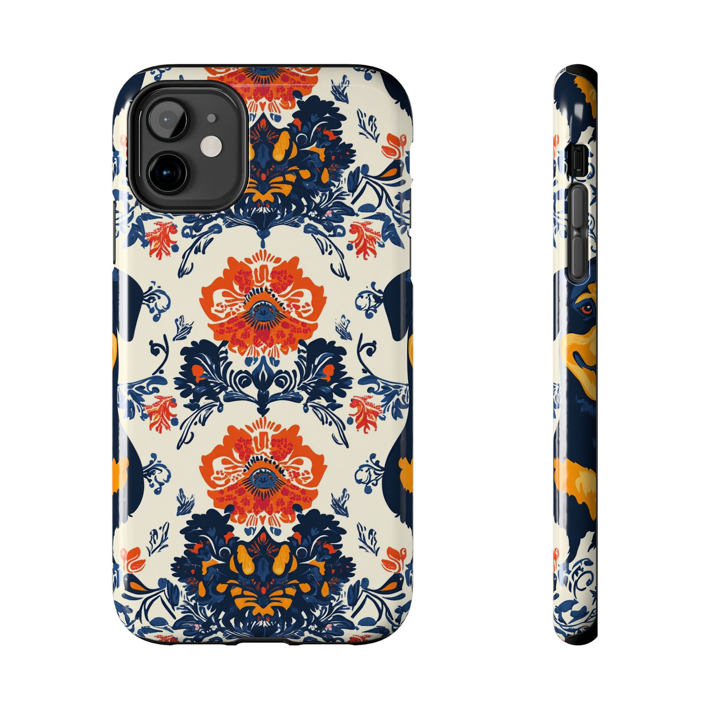 Folk Bloom Rottweilers Phone Case