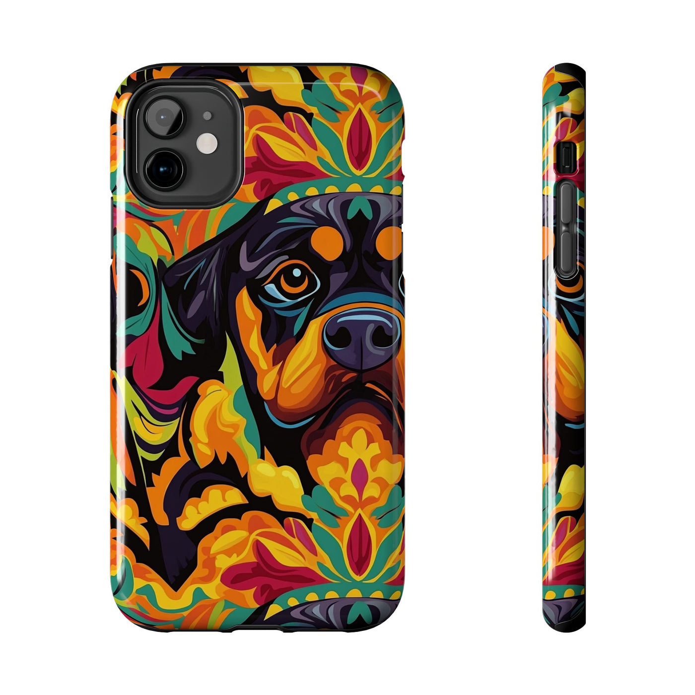 Psychedelic Rottweiler Dreams Phone Case