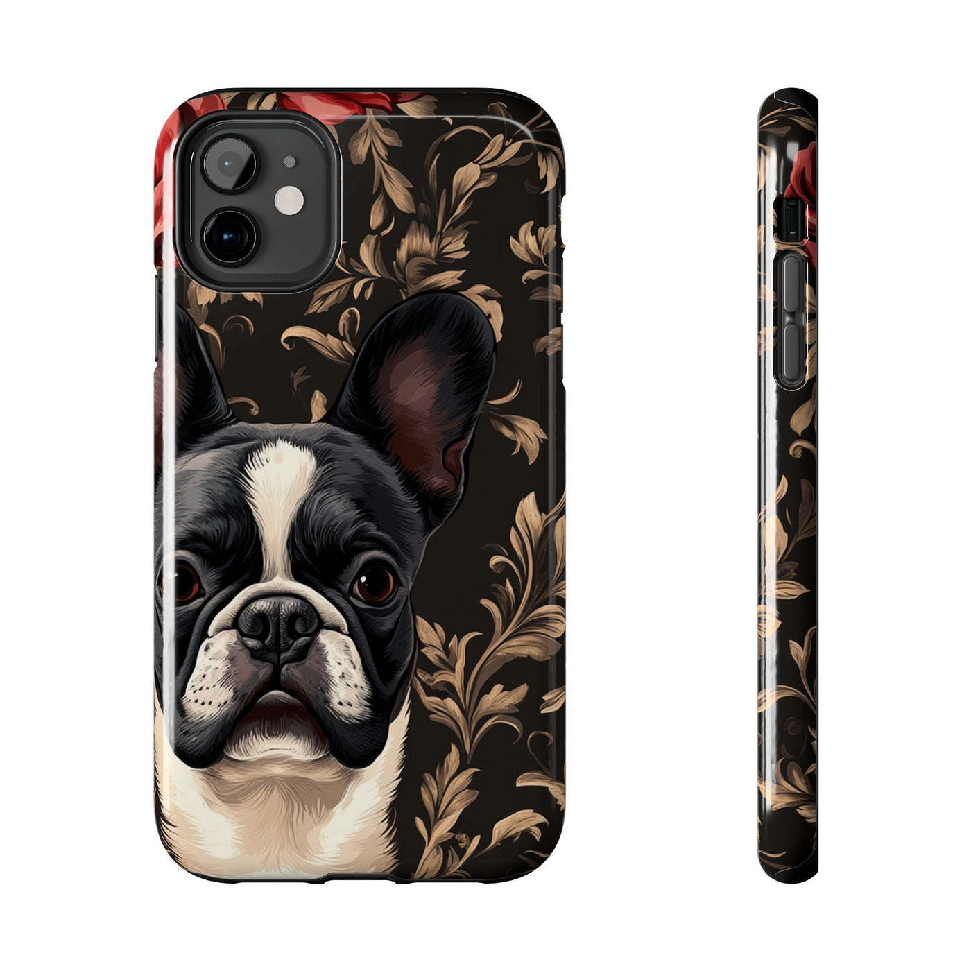 Victorian Rose Frenchies Phone Case