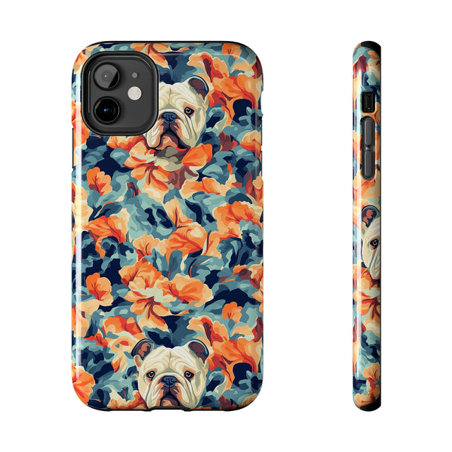Tropical Paradise Bulldogs Phone Case