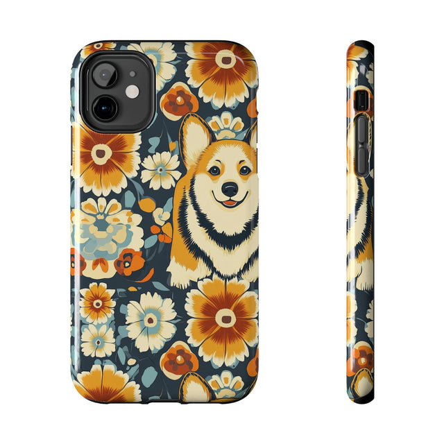 Autumn Garden Corgis Phone Case