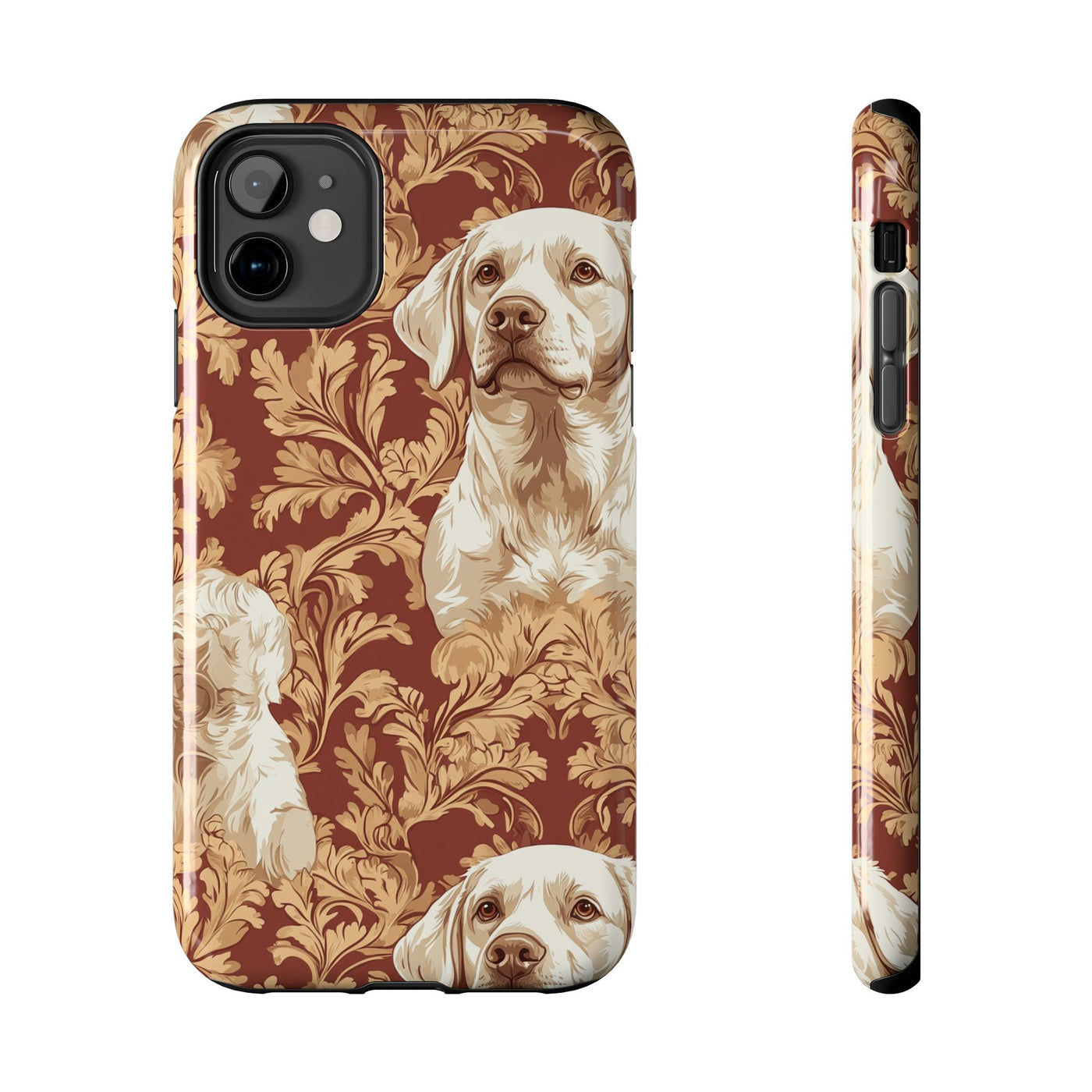 Baroque Cream Labradors Phone Case