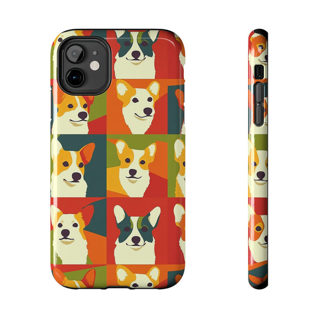 Vibrant Pop Corgi Gallery Phone Case