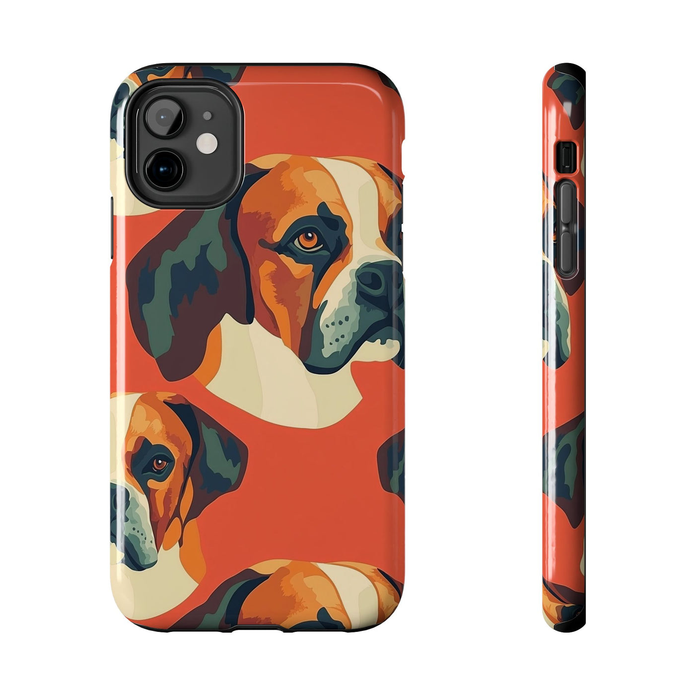 Coral Canvas Boxers Phone Case