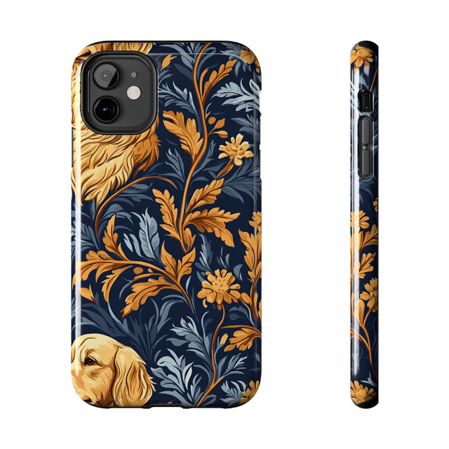 Gilded Garden Retrievers Phone Case
