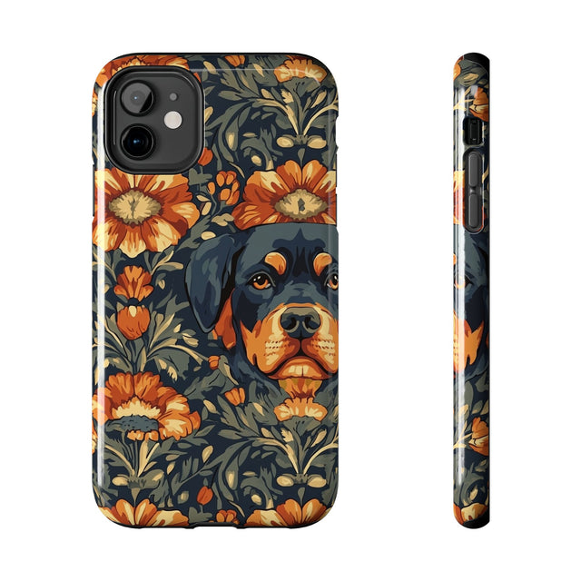 Autumn Tapestry Rottweilers Phone Case