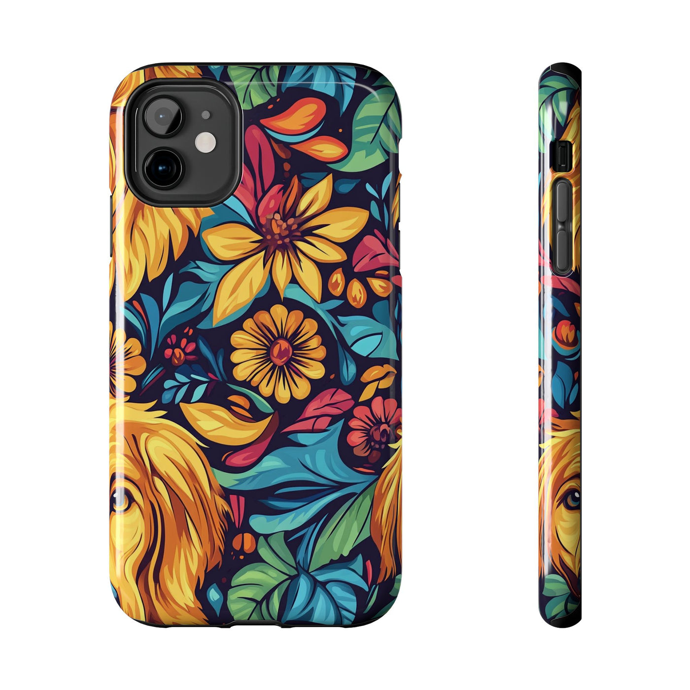 Golden Blooms Paradise Phone Case