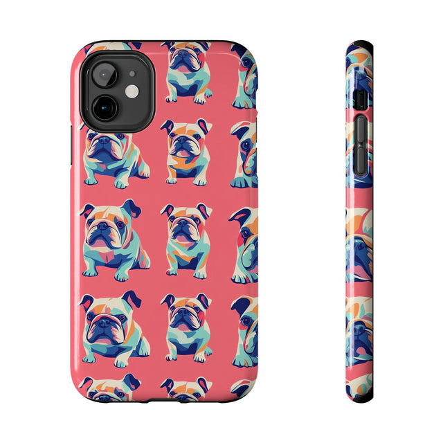 Coral Pop Bulldogs Phone Case