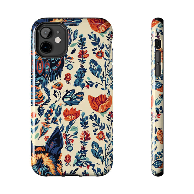 Navy Garden Shepherds Phone Case