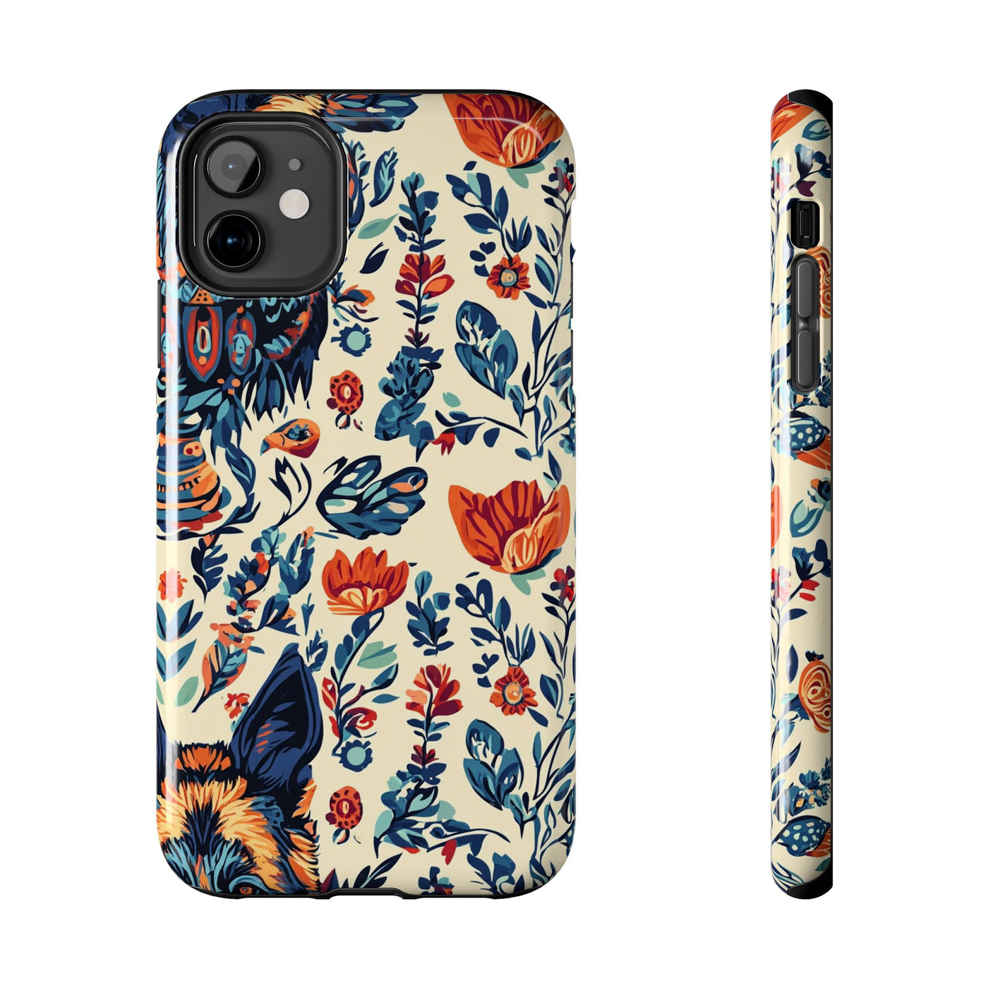 Navy Garden Shepherds Phone Case