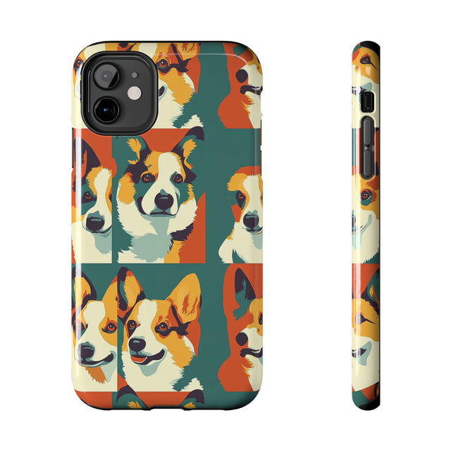 Forest Retro Corgis Phone Case