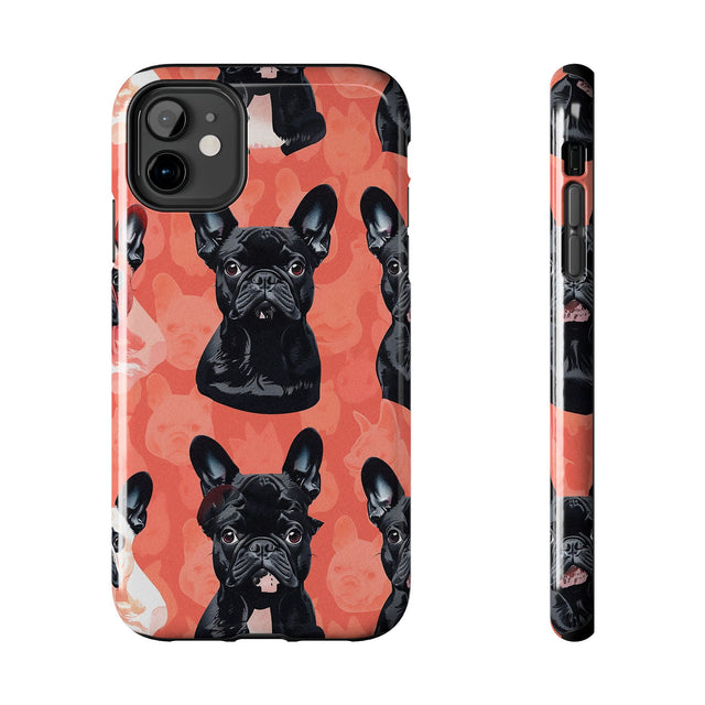 Coral Sunset Frenchies Phone Case