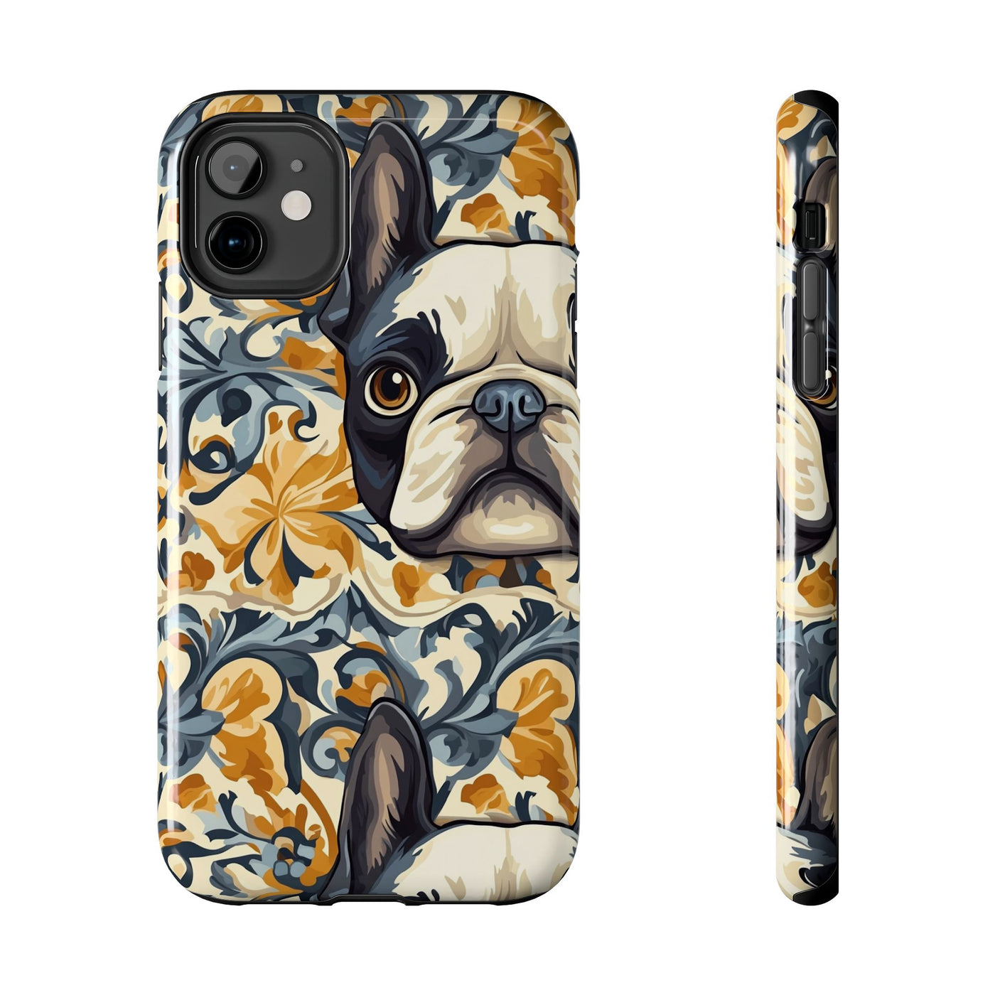 Slate Frenchie Elegance Phone Case