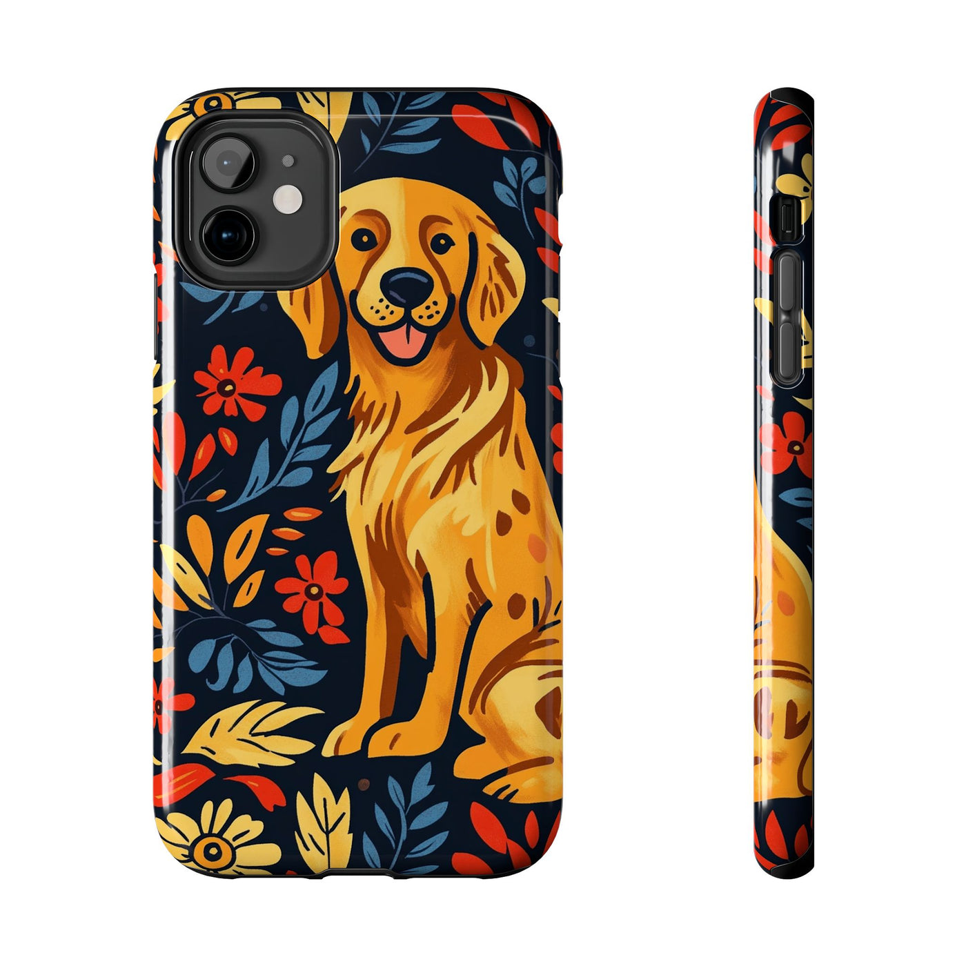 Autumn Bloom Retrievers Phone Case