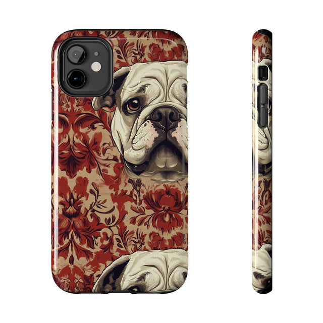 Victorian Bulldog Tapestry Phone Case